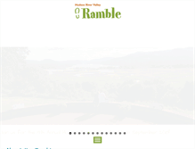 Tablet Screenshot of hudsonrivervalleyramble.com